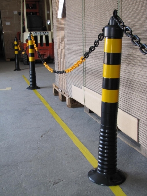 Flexipfosten mit Kette